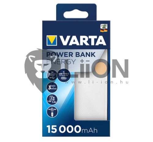 Varta 57977101111 Power Bank Energy 15000mAh 